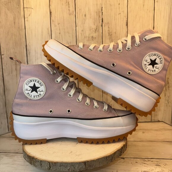 Converse Run Star Hike High Himalayan Salt Platform Sneaker Size Men 7.5 Women 9 - Picture 1 of 10